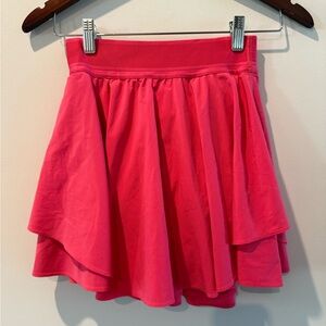 Lululemon Athletica Vibrant Pink Skater Skort Size 2